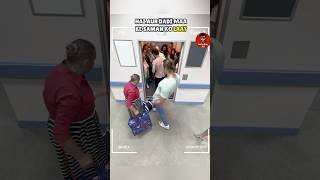 Man Intentionally Kicked Old Woman Bag In Lift [upl. by Broida557]