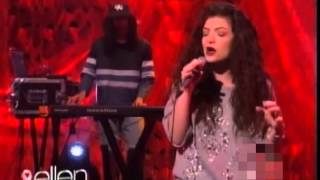 Lorde  Royals Live on Ellen [upl. by Rehteh]