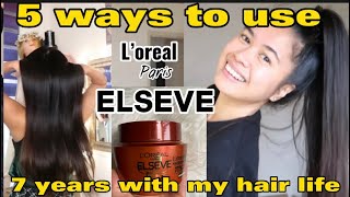 Loreal Paris ELSEVE The Best Hair Mask ever Proven and tested for 7 years [upl. by Dopp]