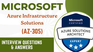 Part3 Microsoft AZ305  Designing Azure Infrastructure Solutions  Interview Questions amp Answers [upl. by Rossing574]