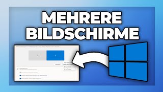 Windows 11 mehrere Bildschirme einrichten auf dem PC  Tutorial [upl. by Andi]