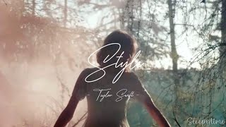 Style  Taylor Swift lyrics [upl. by Eejan]