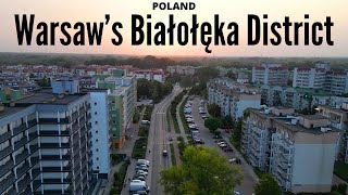 Warsaws Białołęka District  4K drone video [upl. by Imot]