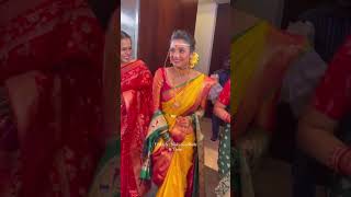 Wedding  अशा प्रकारे हृताची लग्नात झाली एन्ट्री Hruta Durgule amp Prateek Shah Wedding shorts [upl. by Sofie]