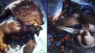 UDYR REWORK SPLASH ARTS COMPARISON Old vs New  League of Legends [upl. by Flower]