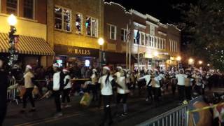 Rock Hill High School Band of Distinction  Christmas Parade 2016 Rock Hill SC [upl. by Elpmid785]