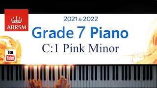 ABRSM 20212022 Grade 7 C1 Pink Minor  M Dring Piano exam piece [upl. by Jacky]