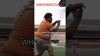 Texas redshirt freshman WR football nfl collegefootball funny 2024 motivation football short [upl. by Esialb]