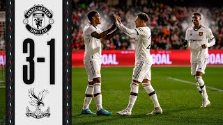 Rashford Martial amp Sancho 🔥  Man Utd 31 Crystal Palace  Highlights [upl. by Esdnyl]