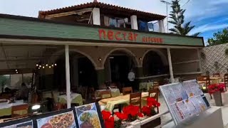 Greece Zante Kalamaki we have Lunch in a lovely taverna food review foodie travel greece [upl. by Nylecoj]