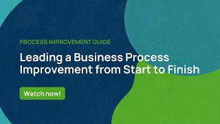 Leading a Business Process Improvement from Start to Finish Part 1  Vendavo [upl. by Yelreveb904]