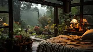 1M SOOTHING RAIN SOUND at the forest make you sleep well  Goodbye insomnia with Rain [upl. by Nitin]