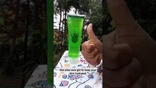 Use aloe vera gel to keep your skin hydrated [upl. by Rahcir]