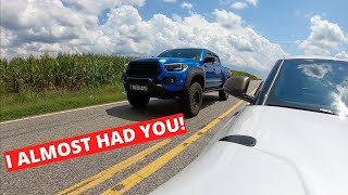 Testing the Top Speed of My Toyota Tacoma FT Toyota Supra [upl. by Asusej]