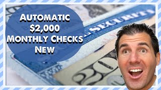 Automatic 2000 Monthly Checks amp New Details  Low Income Social Security SSDI SSI Seniors [upl. by Notsej]