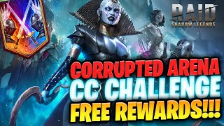 FREE REWARDS CORRUPTED ARENA CHALLENGE  RAID SHADOW LEGENDS [upl. by Darryn]