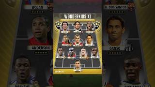 Wonderkids XI Does anyone remember them shorts feedshorts footballshorts wonderkid [upl. by Tecil]