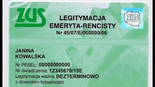 Niepotrzebne legitymacje emeryta [upl. by Iroak]