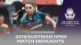 Liu Shiwen vs Bernadette Szocs  2018 ITTF Austrian Open Highlights R16 [upl. by Post185]