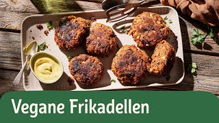 Vegane Frikadellen – einfach und lecker 😋  REWE Deine Küche [upl. by Hodgkinson]