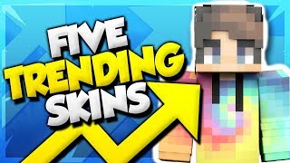 5 Trending Minecraft Skins Top Minecraft Skins [upl. by Oinoitna]