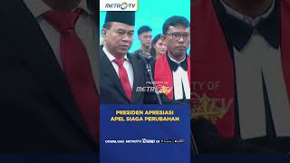 Presiden Apresiasi Apel Siaga Perubahan shorts [upl. by Ennasor]