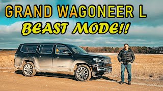 2024 Jeep Grand Wagoneer L is a LUXURY quotBEAST MODEquot SUV [upl. by Ahsenahs518]