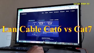 So sánh Lan Cable Cat6 thường vs Cat7 UGREEN [upl. by Nicolea]