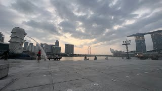 Singapore Merlion Morning Walkthrough 2024 [upl. by Sirmons]