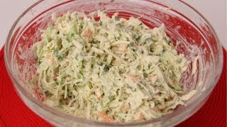 Homemade Coleslaw Recipe  Laura Vitale  Laura in the Kitchen Episode 416 [upl. by Tocs]