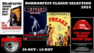 20th HORRORFEST Classic Movie Selection [upl. by Nadean659]