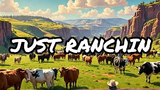 Just Ranchin Episode 3 Dive into the World of Cows in Farming Simulator 22 [upl. by Ahsiym]