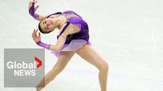 Russian figure skater Kamila Valieva gets 4year ban from sport over doping [upl. by Ekalb861]