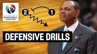 Defensive Drills  Lionel Hollins Brooklyn Nets  Basketball Fundamentals [upl. by Dabney]