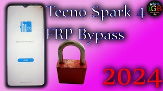 Tecno Spark 4 FRP Bypass ቀላል የስልኮች አከፋፈት [upl. by Avlem]