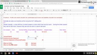 Inventory and Net Realisable Value [upl. by Anawed]