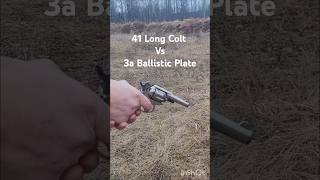 Colt 1877 THUNDERER vs Ballistic Plate [upl. by Aztilay258]