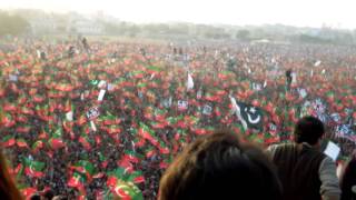 Salman Ahmad Junoon  Imran Khan Jalsa  Karachi Pakistan Onstage Perspective [upl. by Strader]