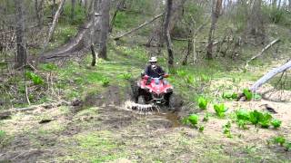 Can am Renegade 500 mudding [upl. by Isak474]