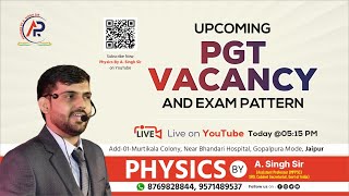 Upcoming PGT Vacancy amp Exam Pattern [upl. by Carolyn]