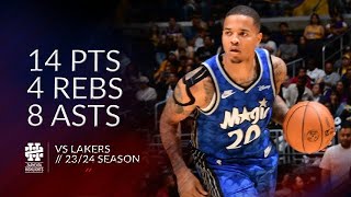 Markelle Fultz 14 pts 4 rebs 8 asts vs Lakers 2324 season [upl. by Kyrstin]