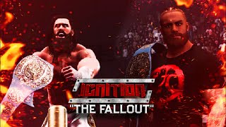 WWE 2K24  EWF LIVE ON FOX Presents EWF Ignition  Universe Mode Highlights The Fallout [upl. by Yanad]