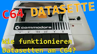 Datasetten auf dem C64  Datasette 1530 Funktion und Bedienung [upl. by Pearl]