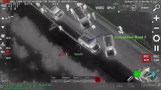 Air1 Follows Suspect after Failing to Stop for Police [upl. by Burchett]