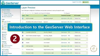 Introduction to the GeoServer Web Interface  GeoServer Complete Tutorial  2  GISSchools [upl. by Polak]