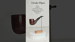 Freehand Rusticated Briarwood Pipe by Gieske Pipes tobaccopipes pipesmokingcommunity gieskepipes [upl. by Pazia]