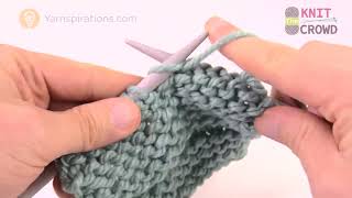 How to Stockinette Stitch with Knitting [upl. by Ruscio]