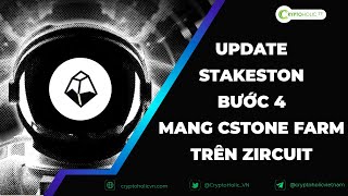 Update StakeStone  Bước 4 Mang cSTONE Farm Trên Zircuit [upl. by Cordier2]