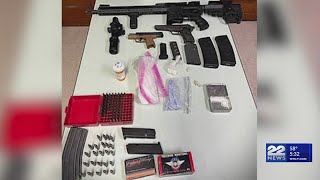 Vermont man arrested on I91 in Greenfield after illegal guns and narcotics were found during traffi [upl. by Kilroy]