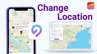 Change GPS Location On iPhone iOS 17  iOS 17 Location Spoofer OneClick [upl. by Barstow]